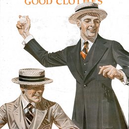 莱恩德克尔(J. C. Leyendecker)高清作品:Kuppenheimer Ad from March 12, 1920 Country Gentleman