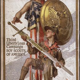 莱恩德克尔(J. C. Leyendecker)高清作品:&amp;ampquotWeapons for Liberty. USA Bonds. Third Liberty Loan