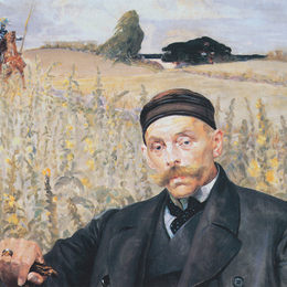 杰西克马尔塞夫斯基(Jacek Malczewski)高清作品:Portrait of Waclaw Karczewski