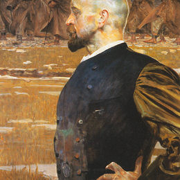 杰西克马尔塞夫斯基(Jacek Malczewski)高清作品:The Tribute Money (triptych) right