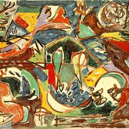 《关键》杰克逊·波洛克(Jackson Pollock)高清作品欣赏