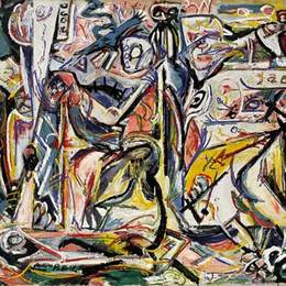《包皮环切术一月》杰克逊·波洛克(Jackson Pollock)高清作品欣赏