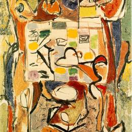《茶杯》杰克逊·波洛克(Jackson Pollock)高清作品欣赏