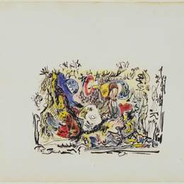《无题》杰克逊·波洛克(Jackson Pollock)高清作品欣赏