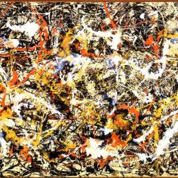 《汇聚》杰克逊·波洛克(Jackson Pollock)高清作品欣赏