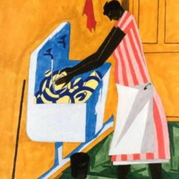 《家务琐事》雅各布布·劳伦斯(Jacob Lawrence)高清作品欣赏