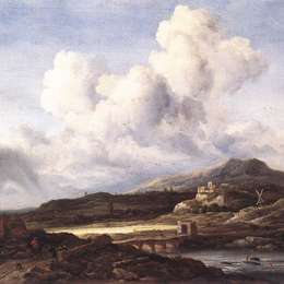 《阳光之光》雅各布布·凡·雷斯达尔(Jacob van Ruisdael)高清作品欣赏