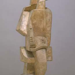 《单簧管坐着的人我》雅克·利普希茨(Jacques Lipchitz)高清作品欣赏