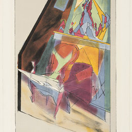 《扶手椅》雅克·维隆(Jacques Villon)高清作品欣赏