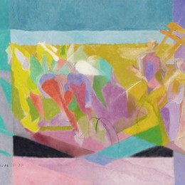 《割草机与马（后面）》雅克·维隆(Jacques Villon)高清作品欣赏