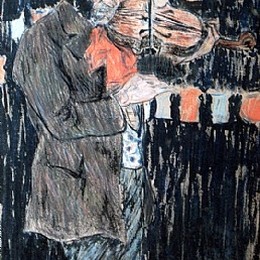 《小提琴手》雅克·维隆(Jacques Villon)高清作品欣赏