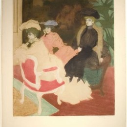 《社会喜剧》雅克·维隆(Jacques Villon)高清作品欣赏