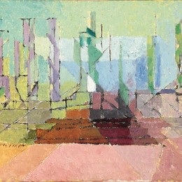 《杨树》雅克·维隆(Jacques Villon)高清作品欣赏