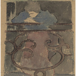 《阳台上的红外线》雅克·维隆(Jacques Villon)高清作品欣赏