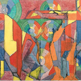 《公牛和牙龈》雅克·维隆(Jacques Villon)高清作品欣赏