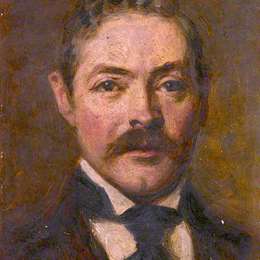 詹姆斯·亚瑟(James Archer)高清作品:Sir David Murray, Artist