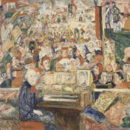 《传感器的风琴》詹姆斯·恩索尔(James Ensor)高清作品欣赏