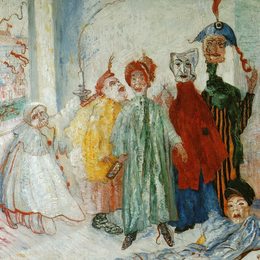 《奇异睫毛膏》詹姆斯·恩索尔(James Ensor)高清作品欣赏