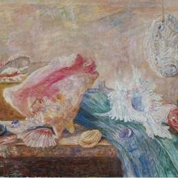 《贝壳贝类》詹姆斯·恩索尔(James Ensor)高清作品欣赏