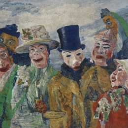 《阴谋》詹姆斯·恩索尔(James Ensor)高清作品欣赏