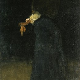 《黑黄淑女的安排》詹姆斯·阿博特·麦克尼尔·惠斯勒(James McNeill Whistler)高清作品欣赏