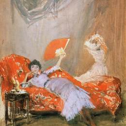 《米莉芬奇》詹姆斯·阿博特·麦克尼尔·惠斯勒(James McNeill Whistler)高清作品欣赏
