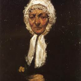 《老母亲杰拉德》詹姆斯·阿博特·麦克尼尔·惠斯勒(James McNeill Whistler)高清作品欣赏