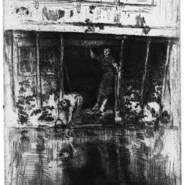 《皮埃罗》詹姆斯·阿博特·麦克尼尔·惠斯勒(James McNeill Whistler)高清作品欣赏