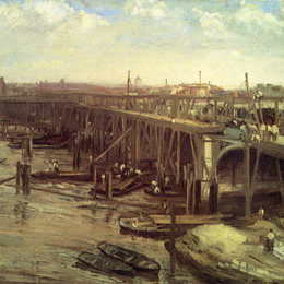 《最后的威斯敏斯特》詹姆斯·阿博特·麦克尼尔·惠斯勒(James McNeill Whistler)高清作品欣赏