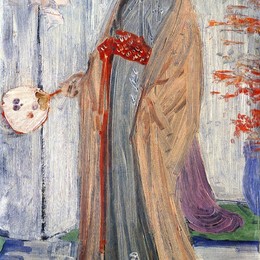 《瓷土上的公主》詹姆斯·阿博特·麦克尼尔·惠斯勒(James McNeill Whistler)高清作品欣赏
