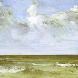 《大海》詹姆斯·阿博特·麦克尼尔·惠斯勒(James McNeill Whistler)高清作品欣赏