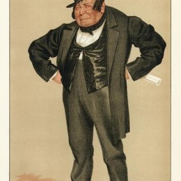 詹姆斯·天梭(James Tissot)高清作品:Caricature of James Delahunty M.P.