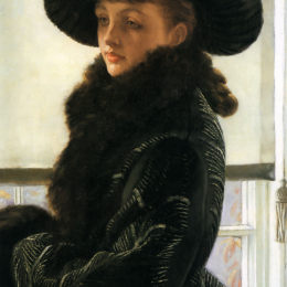 詹姆斯·天梭(James Tissot)高清作品:Mavourneen (Portrait of Kathleen Newton)