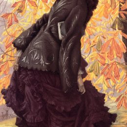 《十月》詹姆斯·天梭(James Tissot)高清作品欣赏