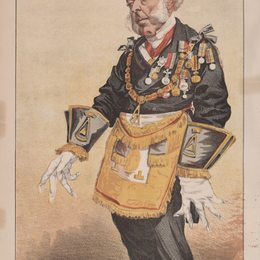 《政治家第370号泽西亚伯爵托马斯邓达斯的漫画》詹姆斯·天梭(James Tissot)高清作品欣赏