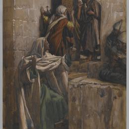 《第一次拒绝圣彼得》詹姆斯·天梭(James Tissot)高清作品欣赏
