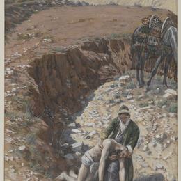 《善良的撒玛利亚人》詹姆斯·天梭(James Tissot)高清作品欣赏