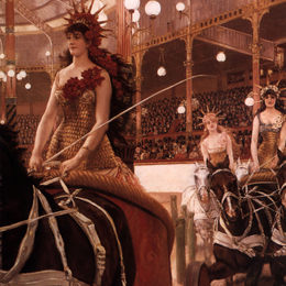 《汽车女士们》詹姆斯·天梭(James Tissot)高清作品欣赏