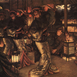 《现代生活中的浪子》詹姆斯·天梭(James Tissot)高清作品欣赏