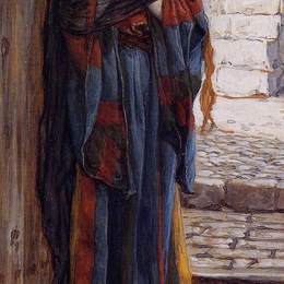 《忏悔抹大拉》詹姆斯·天梭(James Tissot)高清作品欣赏