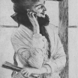《窗户》詹姆斯·天梭(James Tissot)高清作品欣赏
