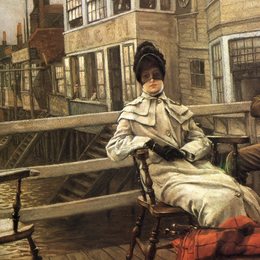 《等待渡船》詹姆斯·天梭(James Tissot)高清作品欣赏