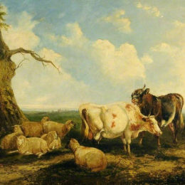 《牛群景观》詹姆斯·沃德(James Ward)高清作品欣赏