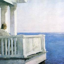 《朝南》杰米·韦思(Jamie Wyeth)高清作品欣赏