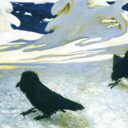《缅因州冰雹》杰米·韦思(Jamie Wyeth)高清作品欣赏