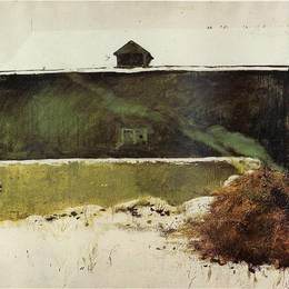 《冷却》杰米·韦思(Jamie Wyeth)高清作品欣赏