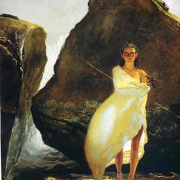 杰米·韦思(Jamie Wyeth)高清作品:Sophomore at Bowdoin