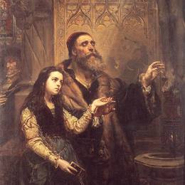 扬·马泰伊科(Jan Matejko)高清作品:Blind Veit Stoss with daughter