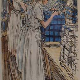 《蜡烛厂》简·托罗普(Jan Toorop)高清作品欣赏
