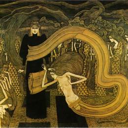 《病死率》简·托罗普(Jan Toorop)高清作品欣赏